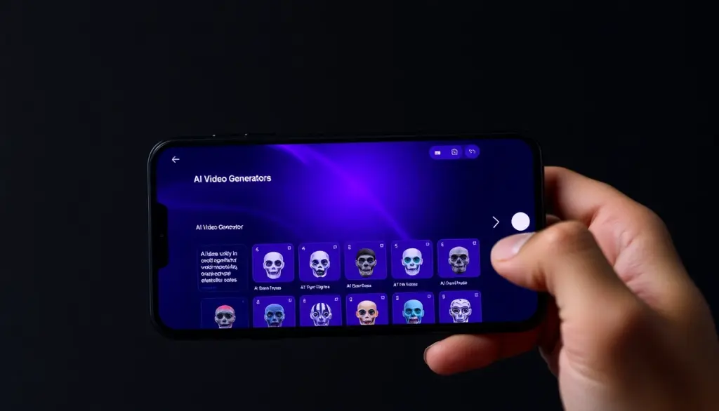 AI video trends dashboard with future predictions